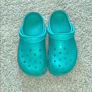 Teal Greenish Blue CROCS